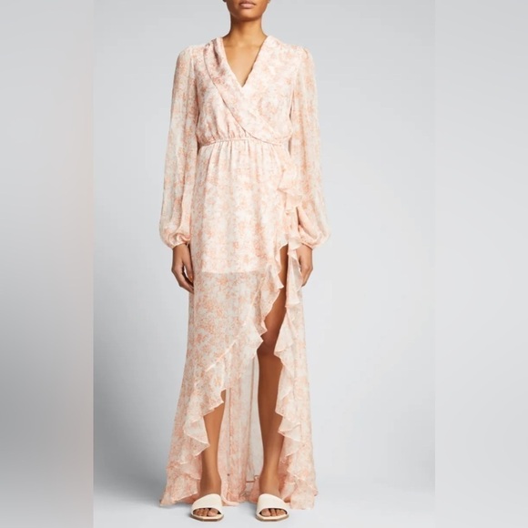 Caroline Constas Vivian gown in orange NWT - Picture 4 of 10